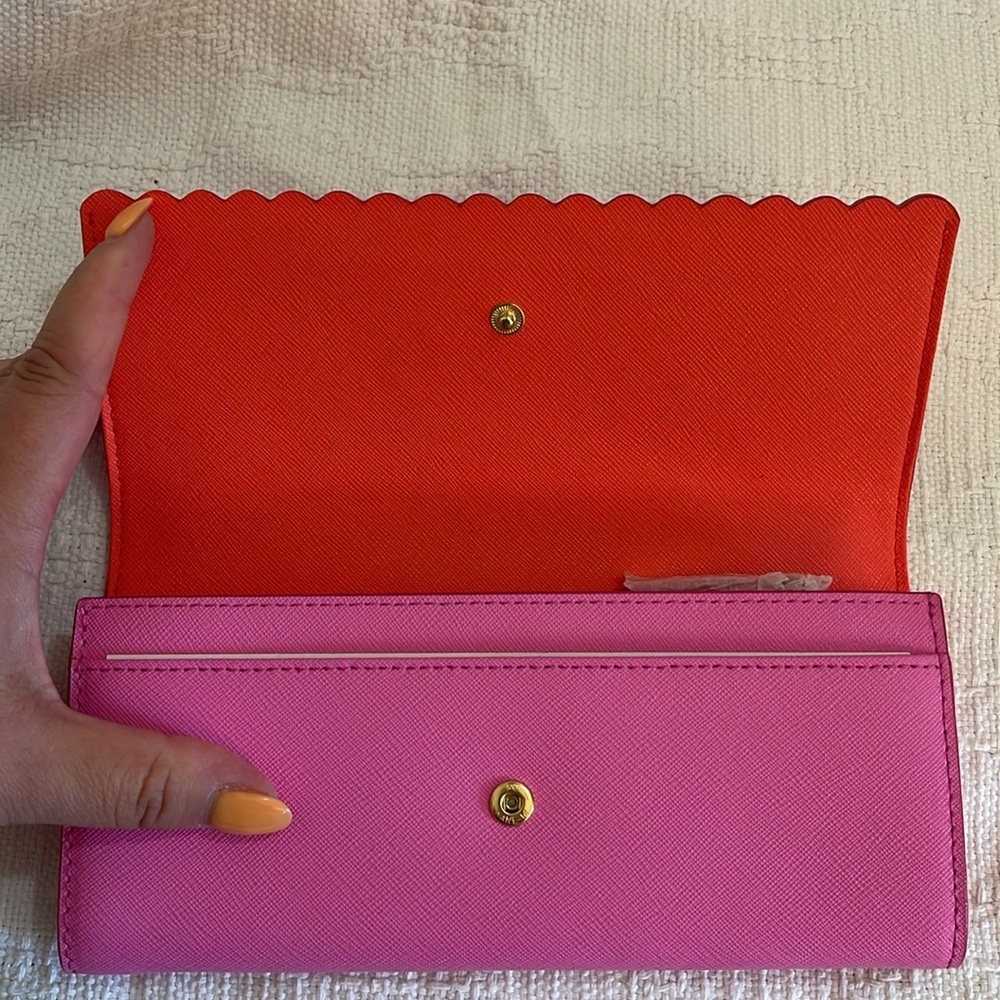 KATE SPADE - scalloped wallet - NWOT - Picture 8 of 10